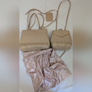 Glass Ladder & Co. Oat Bundle Mini Diana Backpack - Michelle - Card Holder
